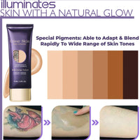 NLFOX Body Coverage Perfector - Waterproof Body Concealer Complexion Perfector - Full Coverage Tattoo Cover up Makeup with Brush - Long Lasting Body Foundation Natural for Legs, Body