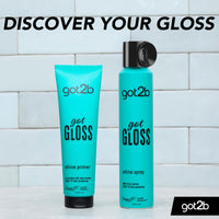 got2b gotGLOSS hair primer lotion for glossy and glass-like hair, with heat protection and shea butter 150 ml