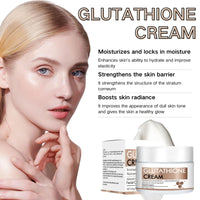 Cureluxe Glutathione Face Cream - Revitalising & Hydrating Face Moisturiser for Women & Men, Day & Night Use, Skin Brightener Cream,Face Moisturiser,All Skin Types