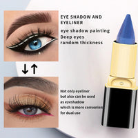 AurolaGlow Long-lasting Blue Eyeliner Pencil - Waterproof, Quick-drying,It's An Eye Makeup Product That Is Easy To Control And Suitable For All Eye Shapes. (05 Blue)