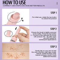 QinZiEn Faux Freckles Stamp,Freckle Pen,Natural Imitation Spots Pen,Freckle Stamp,Sun Freckled Makeup Marker,Faux Fre-ckles P-en,Soft Dot Spot P-en,Fre-ckle Tint,Makeup P-en,Fake Frec-kles,Fa-ux Freckles(01)