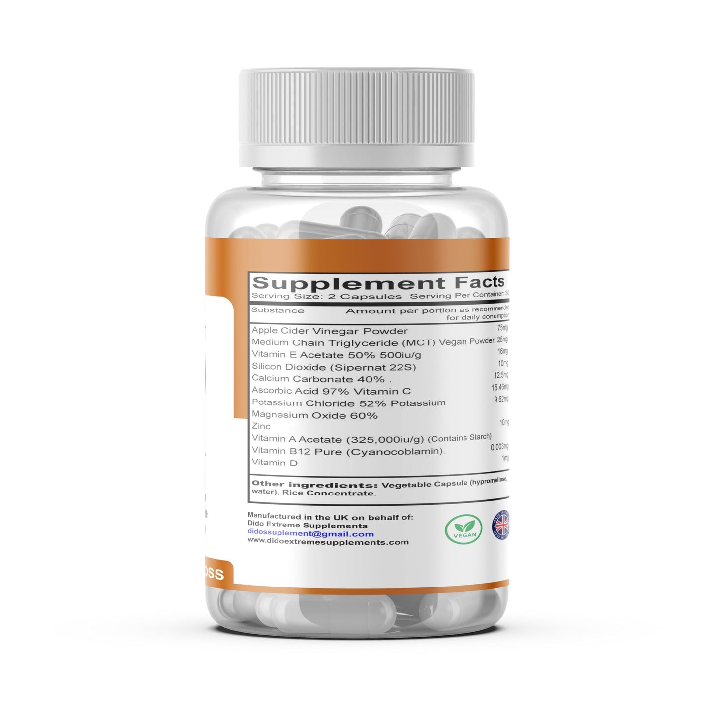 Proper Keto - Natural Weight Management - 60 Capsules - Vegan,Support for Men & Women - 1 Month Supply