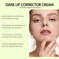 Mav/ella Dark Lips Cream,Lip Lightening for Dark Lips,Lip Lightening Balm for Dry Cracked,Lip Wrinkle Repair,Lips Pink Bleaching Cream Balm,Whitening & Brightening Lip Balm,Natural Dark Lips Corrector