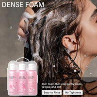 AuraBeen Sakura Shower Gift Set for Women - Travel Size 3-in-1 Bath & Hair Care Kit- Shampoo, Conditioner, Body Wash