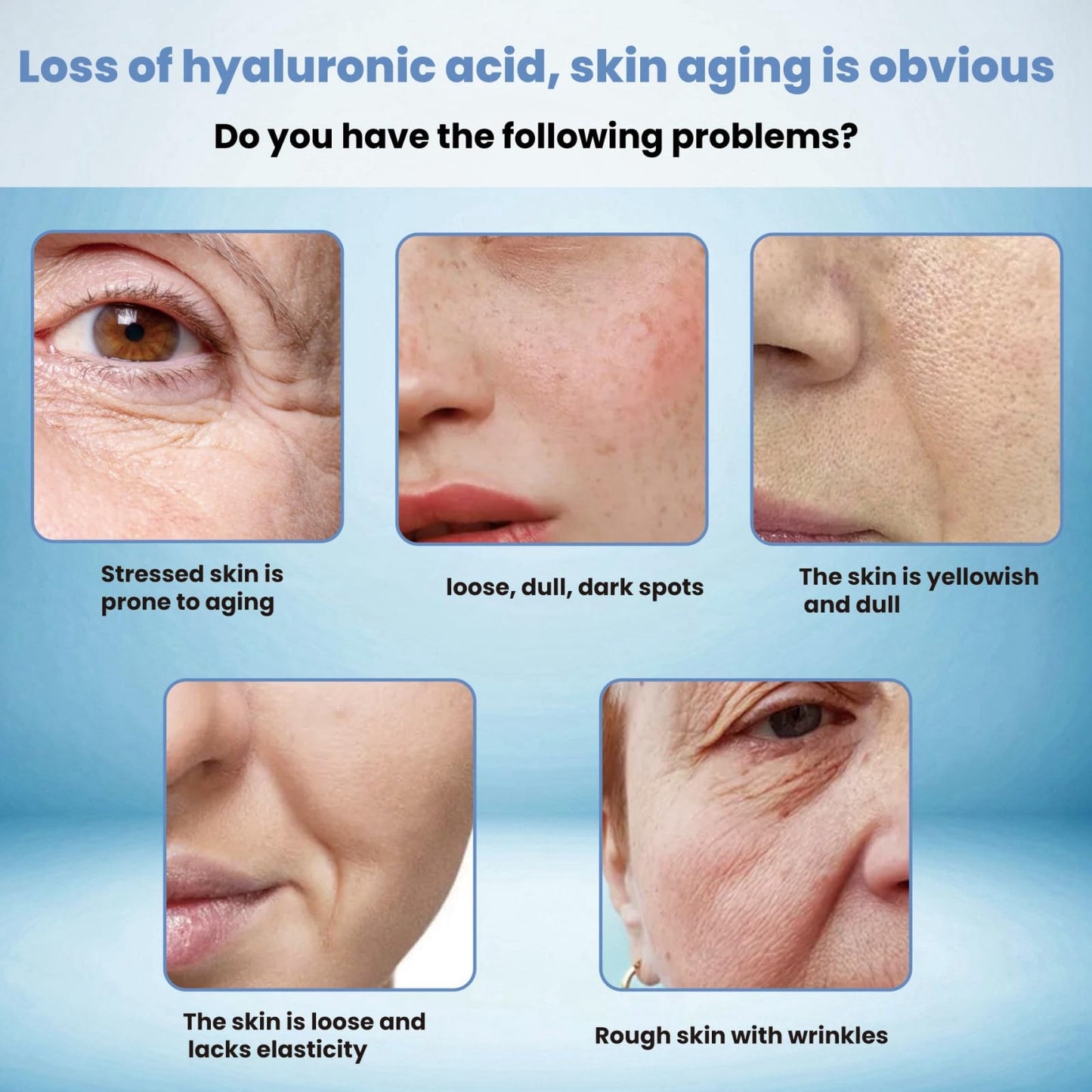 7Pcs Hyaluronic Acid Micr-oneedling Serum,Hyaluronic Acid Concentrated Ampoules,Hyaluronic Acid Serum for Face Micr-oneedling Serum,Hyaluronic Acid Micr-oneedling Serum,Hydrating Face Serum for Women