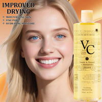 SHENYI VC Toner,VC Toner Korean, Contains V C Ingredients,Refreshing Hydrating Rejuvenating Wet Compress Moisturizing Water Lotion, Easy to Absorb, Deeply Hydrate and Enhance Skin Elasticity(300ml)