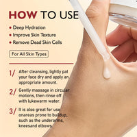 Thalixiry Peel Shot Glow Rice – Exfoliant White Rice + Black Rice Ampoule - Face & Body Scrub, Removes Dead Skin Cells, Blackheads & Brightening Exfoliator - Gentle Peeling with Rice Bran Water, AHA and BHA