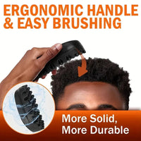Twist Styler Brush,Curly Hair Brush,Rubber Hair Brush,Hair Sponge for Curlsbrush Comb Rubber Styling Tool for Home and Salon Use,Rubberized Grip for Comforeasy to Wash and Maintain,Versatile Use