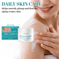 Crepe Be Body Gone Souffle,Firming Neck Cream,Ultra Hydrating Crepe Skin Firm/ing Cream for Neck/Legs/Arms,Ne/ck Fir/ming Tightening Cre/am,Cr/epe Be Ne/ck Gone C/ream,Body Souffle for Women