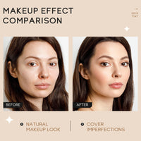 TBeautfave Tinted Facial Moisturisers, Face Cream Skin Brightening Moisturizing Covering Facial Cream, Primer Cream Moisturizing Conceal Pores Covering Imperfections Balance Skin Tone Make-up (LIGHT, FULL)