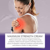 Xinyig 114g Maximum Strength Cream,Neurop/Athy Maximum Cream,Quick Acting Nerve Pain Relief Crea/m,Nourishing Skin Butter,Pain Relief Care for Feet,Soothing Body Care Balm,PainRelief Balm for All Skin