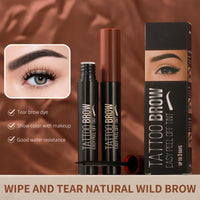 SHEBEEDO Peel Off Eyebrow Gel, Tattoo Brow Peel Off Eyebrow Gel Tint, Semi-Permanent Colour Eyebrow Dye,Lasts Up To 3 Days,Waterproof Brow Tint Peel Off For Eye Makeup,Fuller & Defined Looking Brows(Black)
