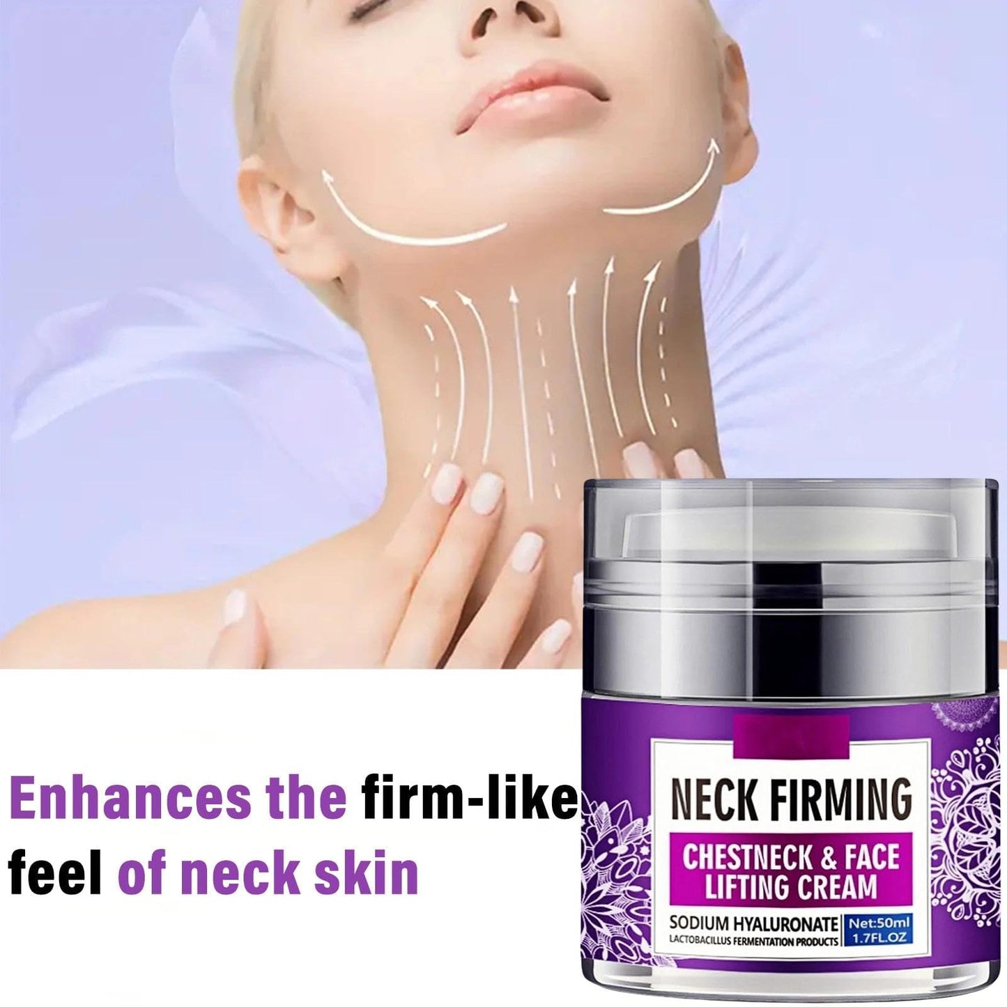 Face & Neck Cream with Collagen - A Moisturizer Infused with Collagen, Aiming to Support Skin's Natural Firmness and Hydration, Suitable for the Face and Neck Area