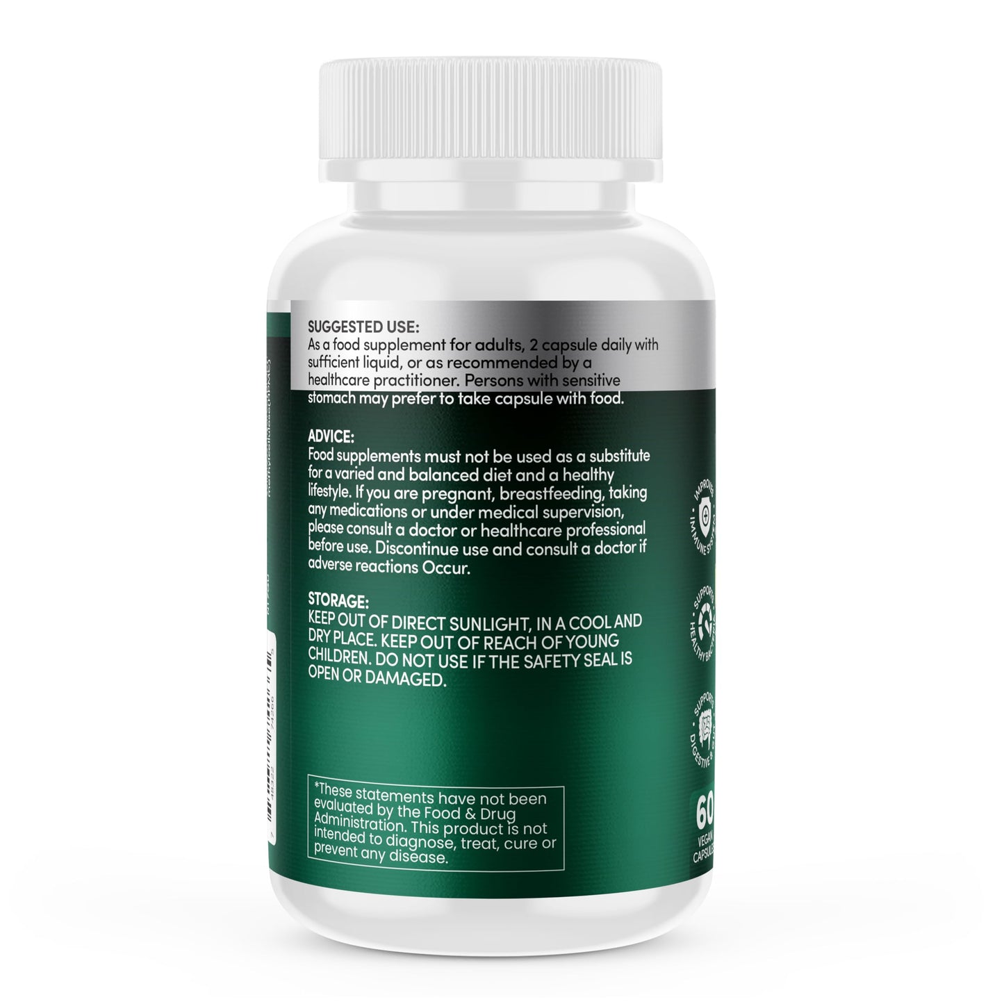 300 Billion CFU Prebiotic and Probiotic Supplements, Help Balance Gut Flora, Relieve Bloating, Promote Regularity, Probiotics for Women & Men – 60 Capsules by HealthEssent