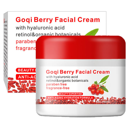 Go-Ji Berry Face Cream – Moisturizer Deeply Hydrating & Revitalizing Facial Cream with Goji Berry Essence for Youthful, Glowing Skin, Skin Tightening. Rich, Nourishing Formula