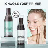 Skynest 2Pcs Poreless Smoothing Face Primer & Hydrating Face Primer,Restoring Makeup Primer For Flawless,Smooth Skin & Long-Lasting Makeup,Fills In Pores & Fine Lines,Vegan & Cruelty-free