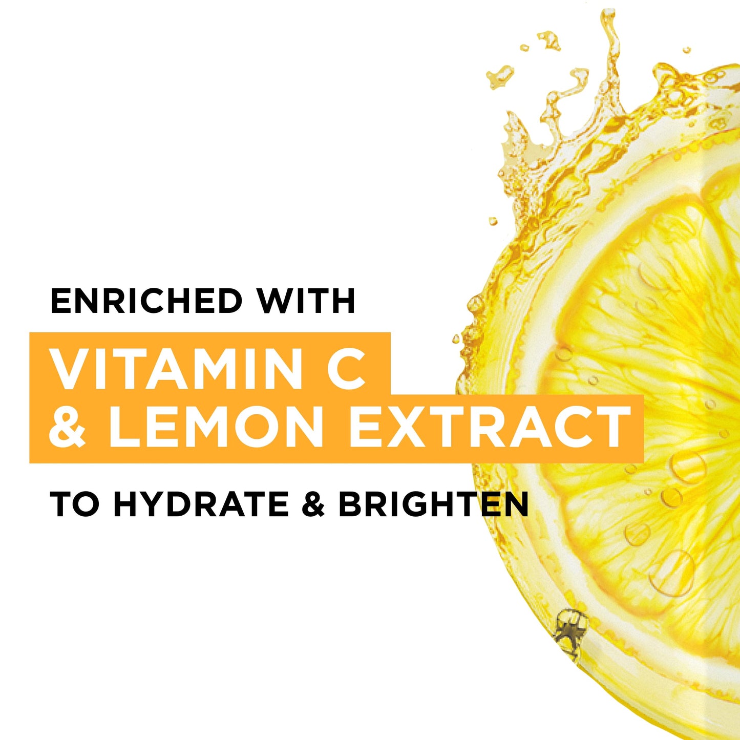 Garnier SkinActive Moisture Bomb Vitamin C Sheet Mask, Hydrating & Brightening Face Mask, Enriched With Vitamin Cg & Hyaluronic Acid Serum, Vegan Tissue