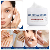 40% Urea Cream - Hand & Foot Creams, Urea Foot Cream Fast-Acting Cracked Heel Repair, Hydrating Lotion for Cracked Heels and Dry Skin Deep Moisturizing, Softens Calluses, Nourishes Rough Skin
