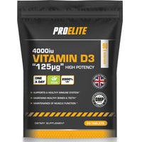 PROELITE Vitamin D3 4000 iu - Vitamin D Tablets - 90 Tablets - Vegan - Vitamin D Supplements - Immune System Booster - Made in The UK - Gluten Free