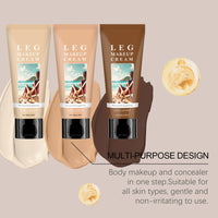 OuXing Leg Makeup Full Coverage Waterproof,Leg Makeup Waterproof No Transfer,Leg Mak-eup to Cover Veins,Concealer for Mature Skin,Le-g and Body Scar Tatto Cove-r Up,Le-g Makeu-p Lotion,Tatto Cove-r Up,1
