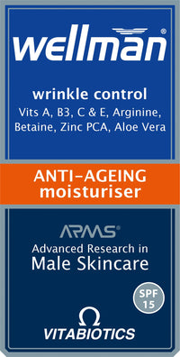 Vitabiotics Wellman Anti-Ageing Moisturiser - 50 ml