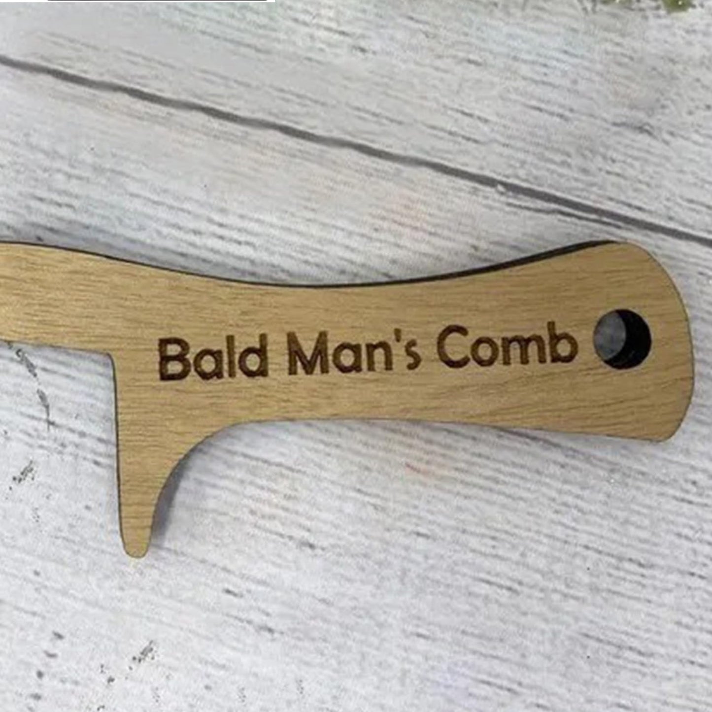Generic Bald Man Comb Joke Set, Funny Hairless Combing Brush Gag Gifts for Men, Humorous Toothless Combs Blad Mans Brush for Trick Friends Gift
