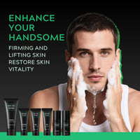 Lumiter Men's Anti-Aging Care Set, Mens Skin Care Sets & Kits, Mens Face Cream, Night Cream, Face Wash & Scrub, Eye Cream, Anti Wrinkle Serum, Gifts for Men, Men Day & Night