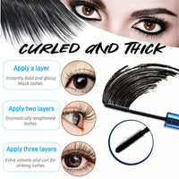 SEMECOMER Prime Lash Mascara For Mature Women – Waterproof Black Formula Adds Length & Volume to Thinning Lashes, Gentle Clump-Free & Smudge-Proof. Mascara For Older Women, No Irritation, All-Day Wear