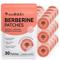 Datival Berberine Patches, Botanical Formula with Berberine, Chromium, 8-Hour Steady Release for Healthy Shape, 30 Patches