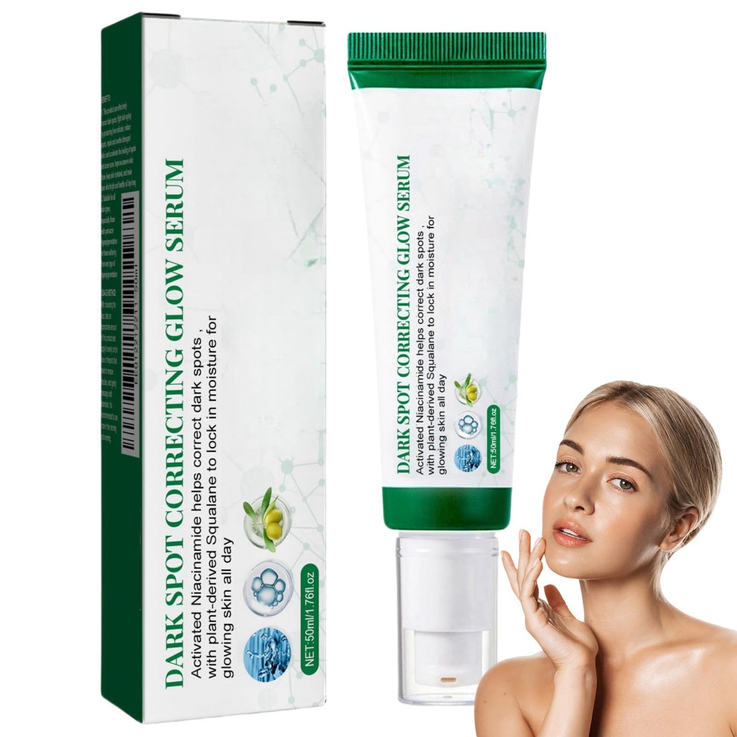 Siyinzu Dark Spot Correcting Glow Serum,5% Niacinamide Serum,Brightening Dark Spot Ser/um,Dar/k Spo/t Remover for Face,Anti-Aging Ser/um,Hydrating Facial Se/rum,Skin Care S/erum for Age/Sun Spots/Acne Marks