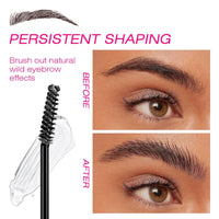 OuXing Microblading Eyebrow Pen,Eyebrow Pencil,Dual Ended Ey/ebrow P/encil with 2 Micro-Fork-Tip,Microblading Ey/ebrow Pen/cil,E/yebrow Pen,Waterproof Smudgeproof Eye Brow P/encil with Brow Brush,Black