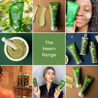 Ayumi Neem & Tea Tree Face Cream, Balanced Blend of Moisturisers & Moringa Oil to Maintain Hydration For Oil-Prone Skin, With Witch Hazel & a Hint of Nettle - 2 x 100ml