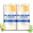 Trendyfave 60% Urea Cream For Cracked Heels - Urea Foot Cream - Foot Cream for Cracked Heels and Dry Skin - Cracked Heel Repair Cream - Skin Care Hands & Feet - Intense Moisturiser with Jojoba Oil & Aloe Vera