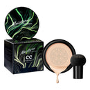 NatrLuxe Mushroom Head Air Cushion CC Cream - Moisturizing Full Coverage Foundation & Brightening Pigment BB Cream Matte Foundation Set - Gift For Women
