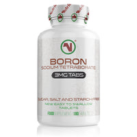 Nutriodol Boron Tablets | 3mg Per Tablet | Sodium Tetraborate | 180 Days Supply | Suitable for Vegans | Easy to Swallow Tablets