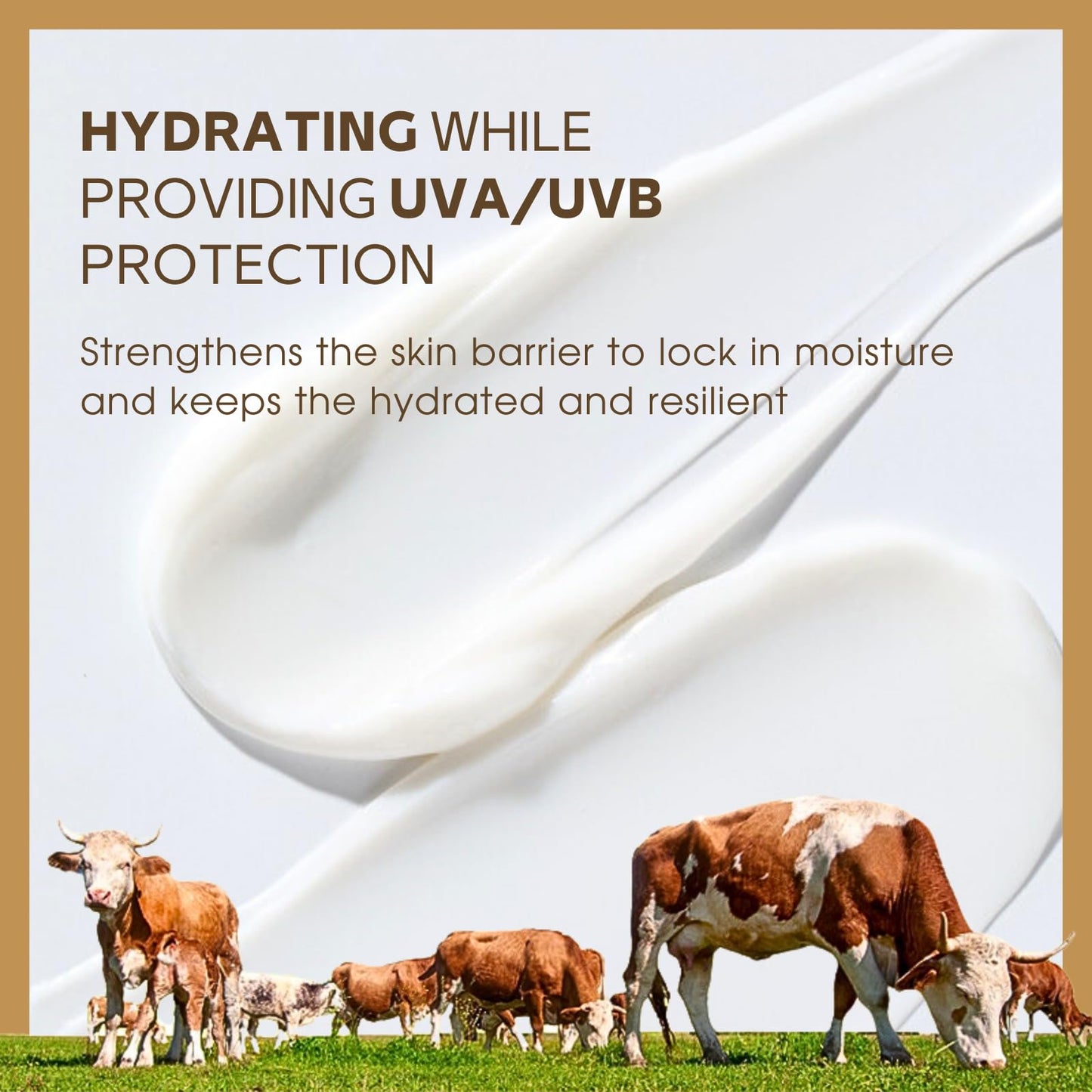 Lumiter Beef Tallow Sunscreen SPF 50+, Organic Sun Cream, Tallow Balm Instant Sun Protection, Spf 50 Face Moisturiser