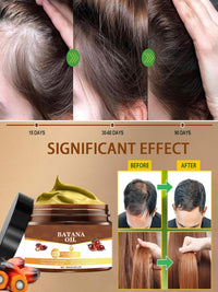 MYSHELL 100% Raw Batana Oil for Hair Growth, Unrefined Dr. Sebi Batana Oil from Honduras, Prevents Hair Loss, Natural and Pure Hair Growth Oil, Hair Treatment for Curly Hair,Enhances Hair Thickness