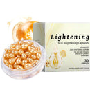 IZBEAUVO Skin Brightening Capsules, Vitamin E Capsules For Face, Vitamin E Oil For Skin, Firming Hydrating Serum, Reduce Fine Lines Skin Brightening, Anti Wrinkle Face Serum, 30 Capsules