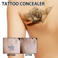 AuraAnge Tattoo Cover Up Concealer Cream - Full Coverage for zits, Body, Waterproof - Men and Women, Natural Makeup to Cover Tattoos