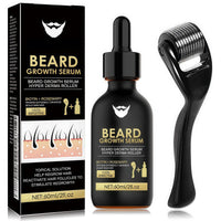 Coloroom Beard Growth Kit With Roller & Mild Essential Oil - Rapid Beard Growth & Thickening - Beards Grooming Kit For Men - Gifts For Dad