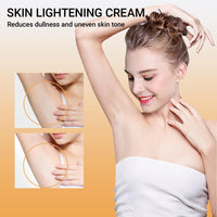 Beauthink Underarm Lightening Cream, Skin Lightening Cream for Armpits, Knees, Inner Thighs & Bikini, Quickly Absorb, Reduce Odor & Smoothing, Even Out the Skin Tone and Keep Fresh