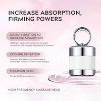 Electric Massage Eye Cream for Dark Circles and Puffy Eyes, Collagen Eye Cream Anti Aging: Smooth Fine Lines Wrinkles, Lifting & Hydration, Collagen Boosting, Korean Skincare, 30g