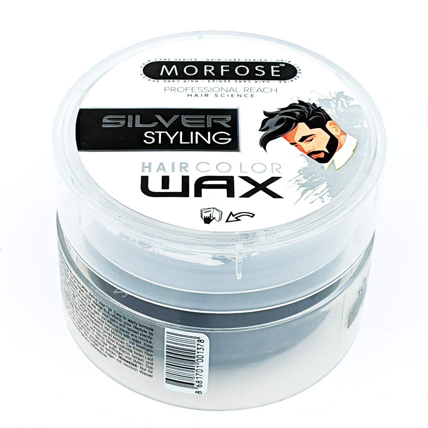 MORFOSE Hair Colour Wax, silver, 100 ml
