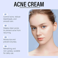 Dabacc Acne Treatment Cream, 40ml Pimple Cream with S-alicylic acid, Fast Acting Spot Treatment for Face, Spot C/ream Reduces Blemishes & Breakouts, Gentle Skin Care for All Skin Types