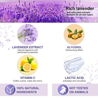IZBEAUVO 3 Pairs Foot Peel Mask for Hard Skin, Exfoliating Foot Peel Mask, Callus Remover for Feet, Foot Moisturiser Socks for Foot Care, Cracked Heel, Dead & Dry Skin, Foot Mask for Women & Men - Lavender