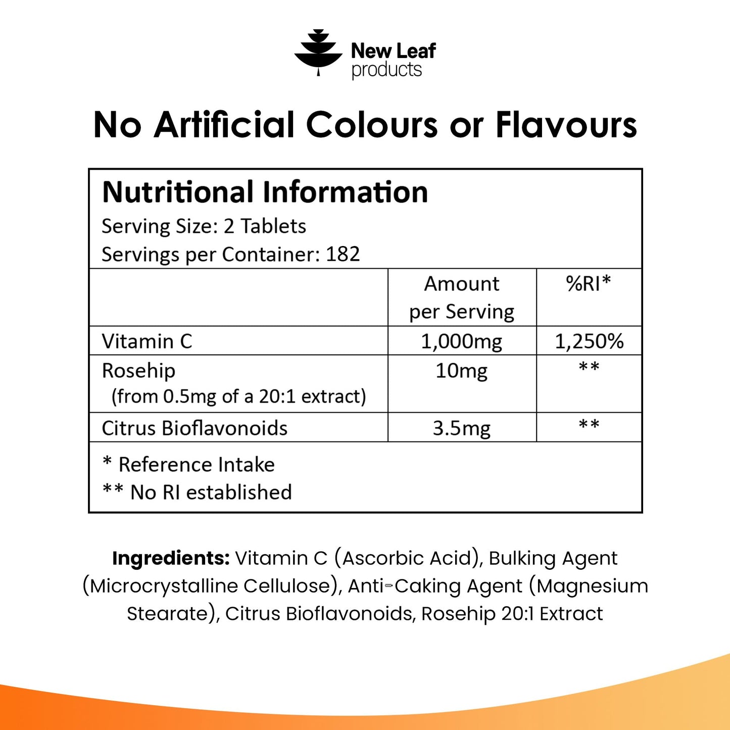 Vitamin C Tablets 1000mg - Enriched with Bioflavonoids & Rosehip - Premium Vitamin C Supplements - 360 Vegan Vitamin C Tablets High Strength Ascorbic Acid VIT C for Normal Immune System UK Made