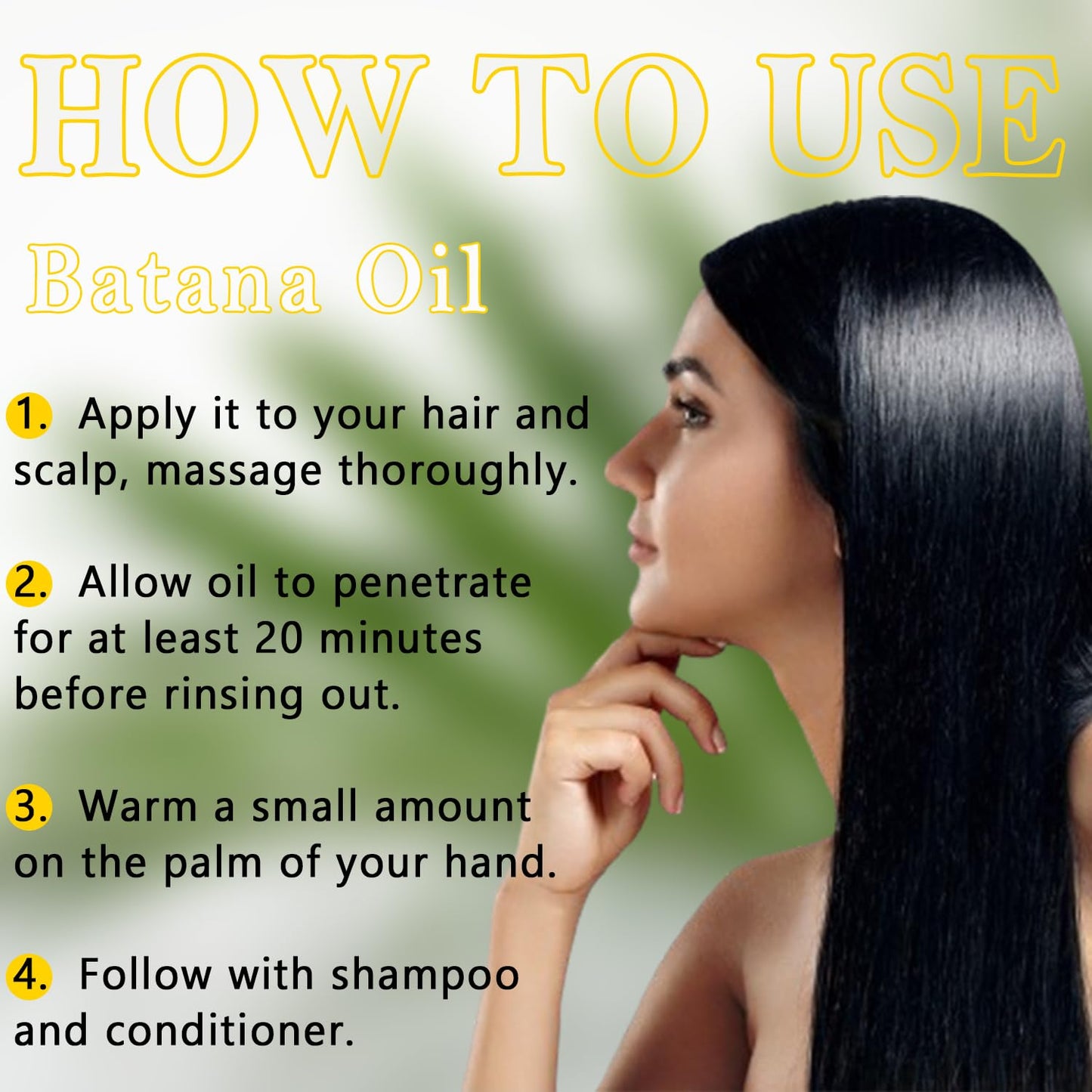 Lxitian 100% Natural Raw Batana Oil for Hair Growth, Dr. Sebi Hair Oil from Honduras, Pure Nourishment Organic, Prevent Hair Loss,Eliminates Split Ends Moisturize Scalp,Restore Hair Masks for Dry Damaged Hair