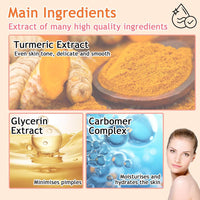 Fengyang®Turmeric Face Cream,Anti Aging Cream,Face Moisturiser,Brightening Face Cream for Skin,Natural Turmeric Cream Skin Care,Vitamin C Moisturiser for Face, Reduce Fine Lines, Even Skin Tone