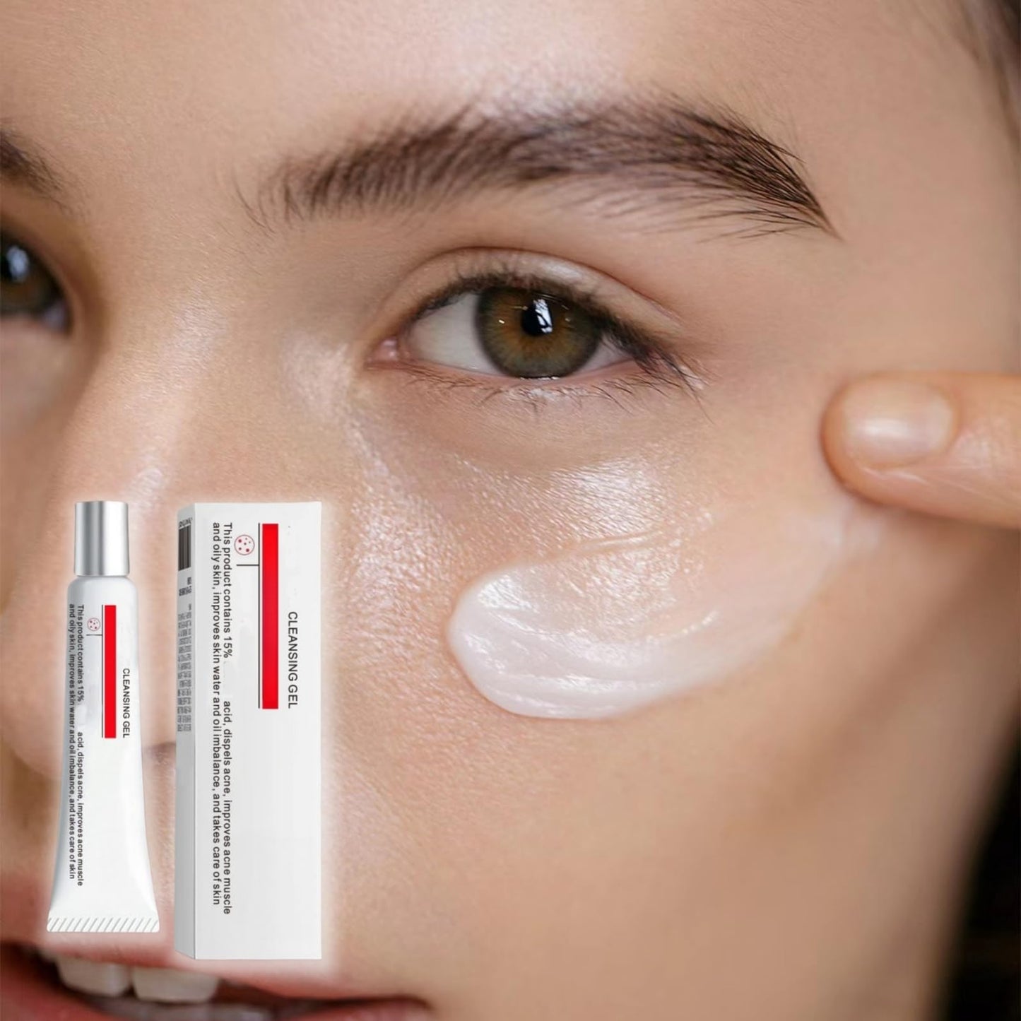 Oumun 15% Acid Acne Treatment Gel,Anti Acne Face Cream,Face Acne Treatment,Acid 15% Facial Serum Cream,Spot Treatment,Gentle Acne Cream,Spot Serum Cream for Face,Pimple Treatment Gel Cream,Face Gel for Acne