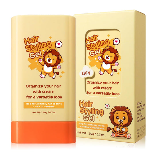 Beauthink Kids Hair Wax Stick – 2-in-1 Styling & Comb Design, Moisturizing & Non-Greasy Formula for Easy Styling. Compact and Portable, Gentle Hold for All Hair Types, Suitable For Both Adults And Children